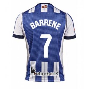 Fotbalové Dres Real Sociedad Ander Barrenetxea #7 Domácí Oblečení 2025-26 Krátký Rukáv
